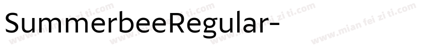 SummerbeeRegular字体转换