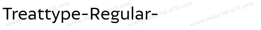 Treattype-Regular字体转换