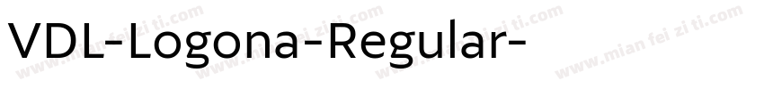VDL-Logona-Regular字体转换