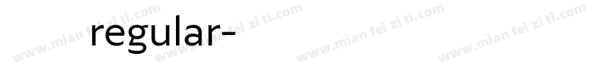 胖橘体regular字体转换