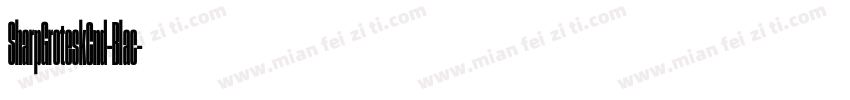 SharpGroteskCnd-Blac字体转换