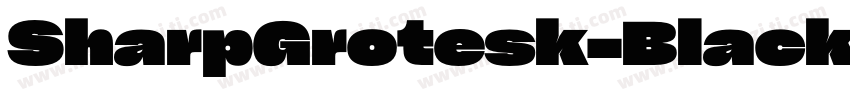 SharpGrotesk-Black1字体转换