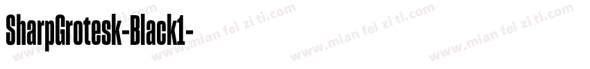 SharpGrotesk-Black1字体转换
