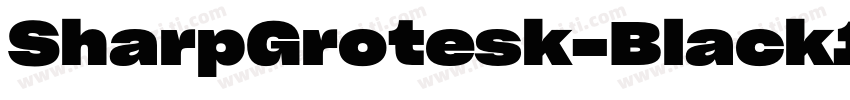 SharpGrotesk-Black1字体转换