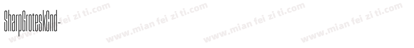 SharpGroteskCnd字体转换