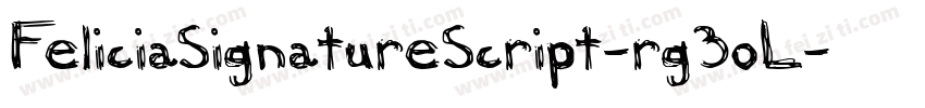 FeliciaSignatureScript-rg3oL字体转换
