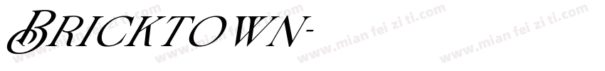 Bricktown字体转换