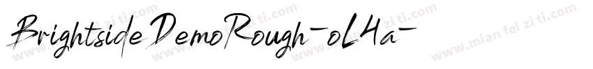 BrightsideDemoRough-oL4a字体转换