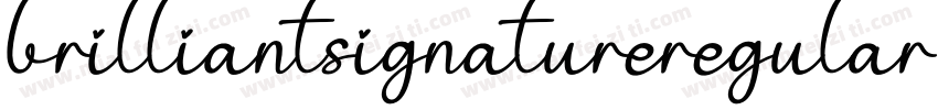 brilliantsignatureregular字体转换