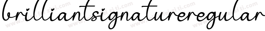 brilliantsignatureregular字体转换