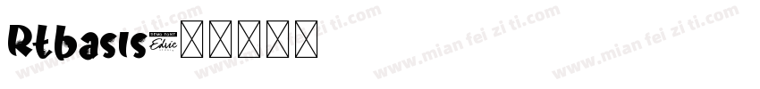 Rtbasis字体转换