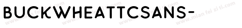 BuckwheatTCSans字体转换