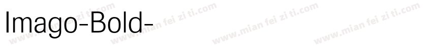 Imago-Bold字体转换