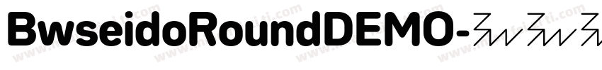 BwseidoRoundDEMO字体转换