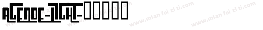 AGENDE-LIGHT字体转换