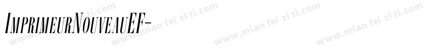 ImprimeurNouveauEF字体转换