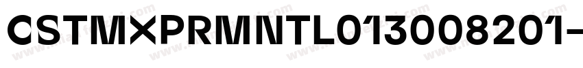 CSTMXPRMNTL013008201字体转换