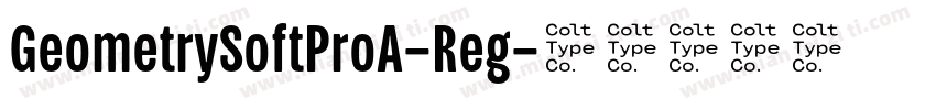 GeometrySoftProA-Reg字体转换