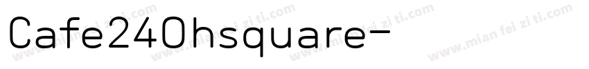 Cafe24Ohsquare字体转换