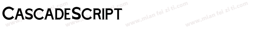 CascadeScript字体转换