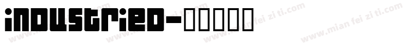 industried字体转换