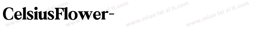 CelsiusFlower字体转换