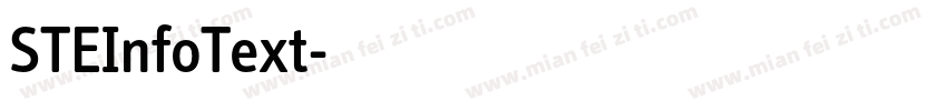 STEInfoText字体转换