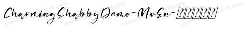 CharmingShabbyDemo-MvEn字体转换