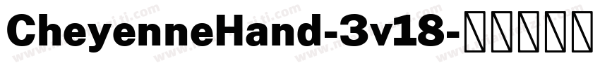 CheyenneHand-3v18字体转换