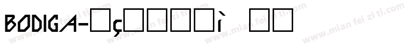 BODIGA字体转换