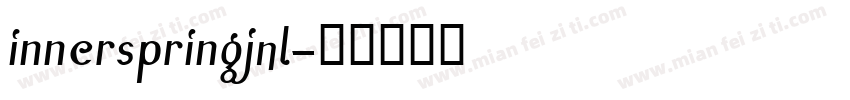 InnerspringJNL字体转换
