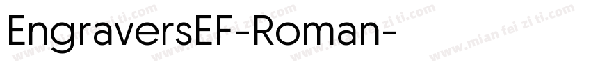 EngraversEF-Roman字体转换