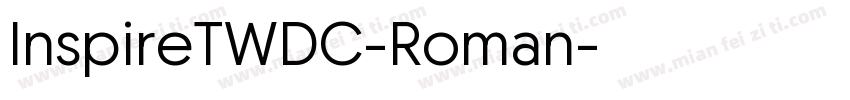InspireTWDC-Roman字体转换