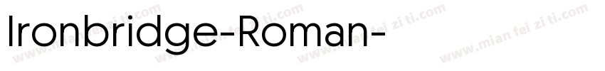 Ironbridge-Roman字体转换