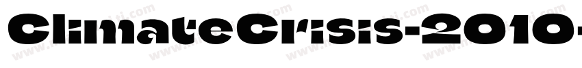 ClimateCrisis-2010字体转换