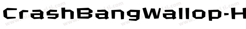 CrashBangWallop-Highlight字体转换