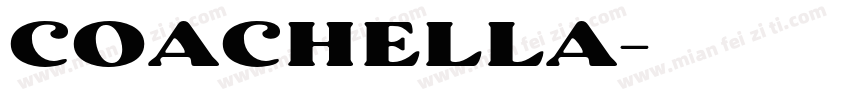 coachella字体转换