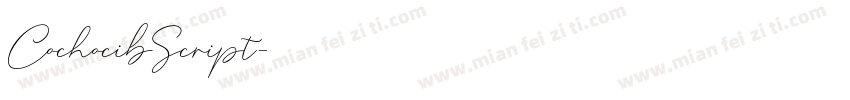 CochocibScript字体转换