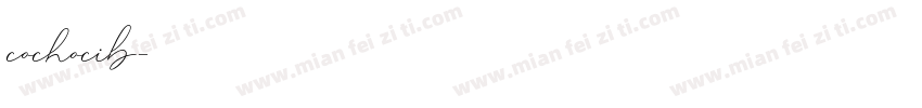 cochocib字体转换