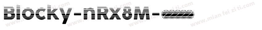 Blocky-nRx8M字体转换