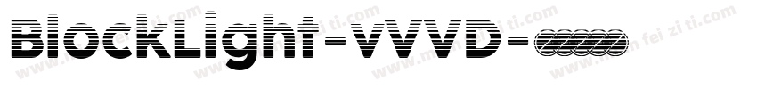 BlockLight-vVVD字体转换