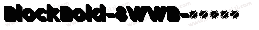 BlockBold-8WWB字体转换