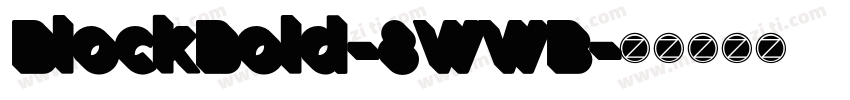 BlockBold-8WWB字体转换