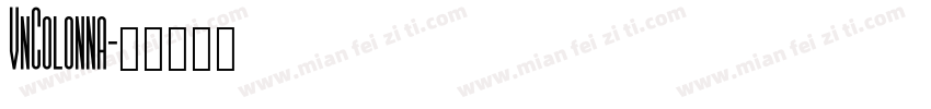 VnColonna字体转换