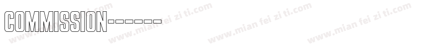 commission字体转换
