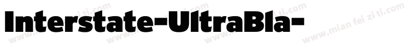 Interstate-UltraBla字体转换
