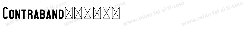 Contraband字体转换