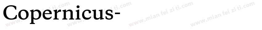 Copernicus字体转换