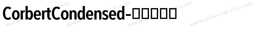 CorbertCondensed字体转换