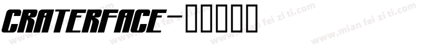 CraterFace字体转换